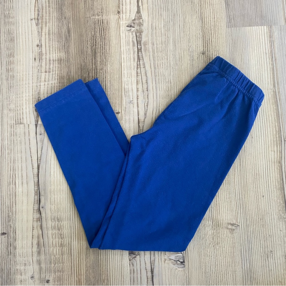 Hanna Andersson blue leggings cotton comfy size 130/8 stretch, play, be a kid!
